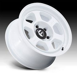 Fuel Hype FC860WX FFT Gloss White Custom Truck Wheels 2